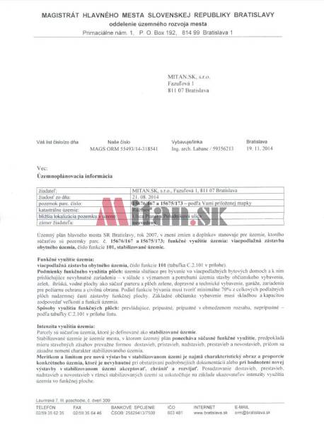 Prime Development Plot in Ružinov, Bratislava - 364 m2