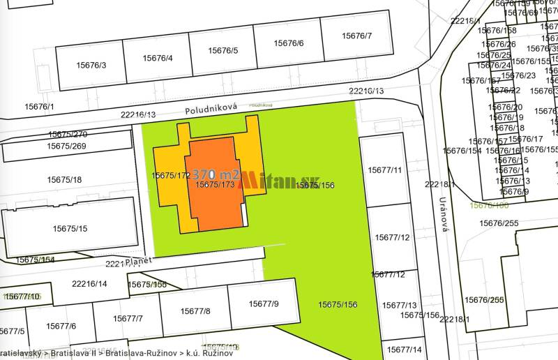 Sale Land – for living, Land – for living, Poludníkova, Bratislava - R