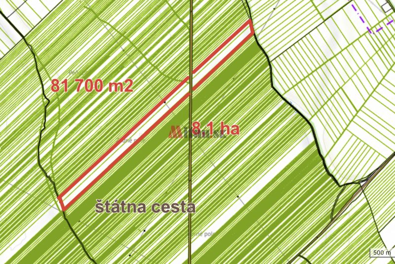 Sale Agrarian and forest land, Agrarian and forest land, Trnava, Slova