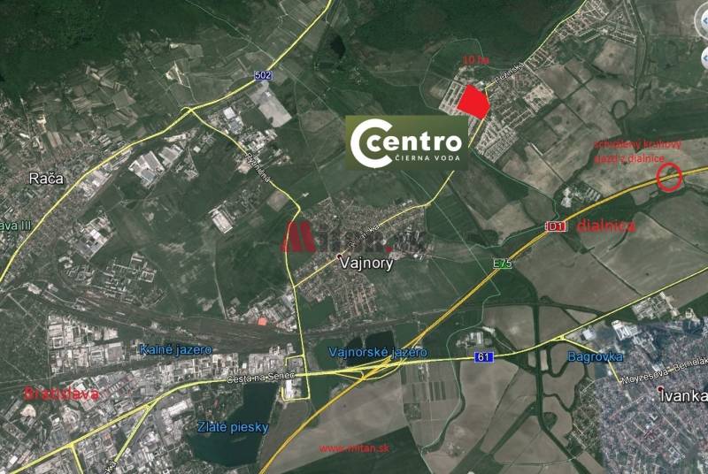 CENTRO - prominentné miesto v novom centre Čiernej Vody